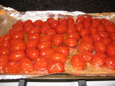 Tomatoes once they are finished cooking