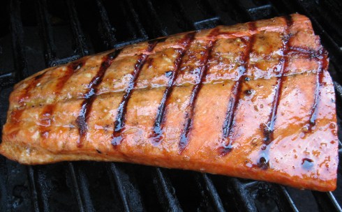 Don't be afraid to cook fish! A simply seasoned salmon fillet on the grill is healthy, delicious, and super-easy!