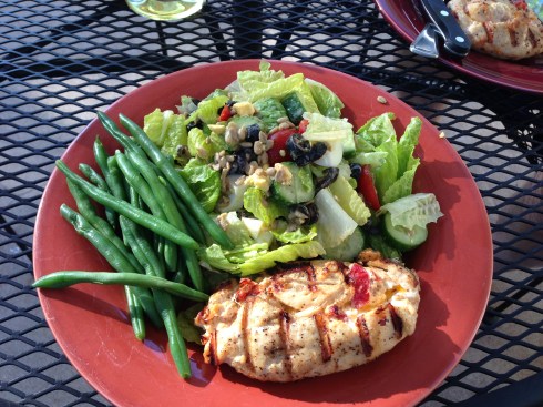 Grilled Stuffed Chicken