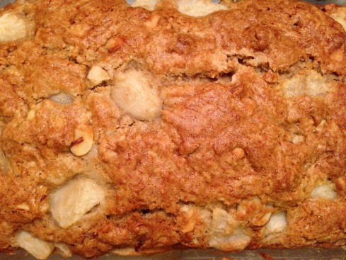 Pear Bread Close Up
